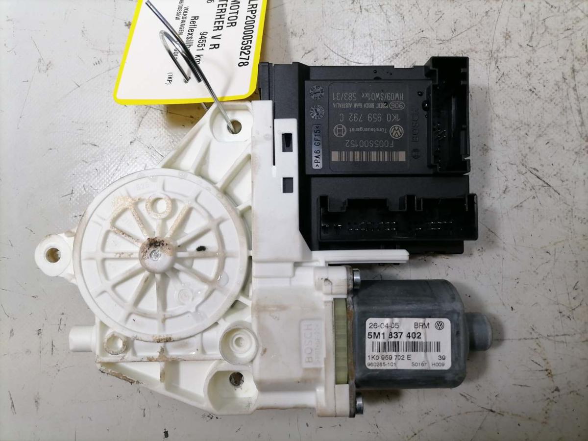 VW Golf Plus original Fensterhebermotor vorn rechts Bj.2005